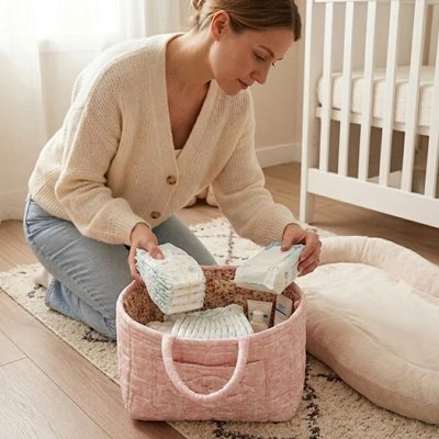 Panier rangement bébé
