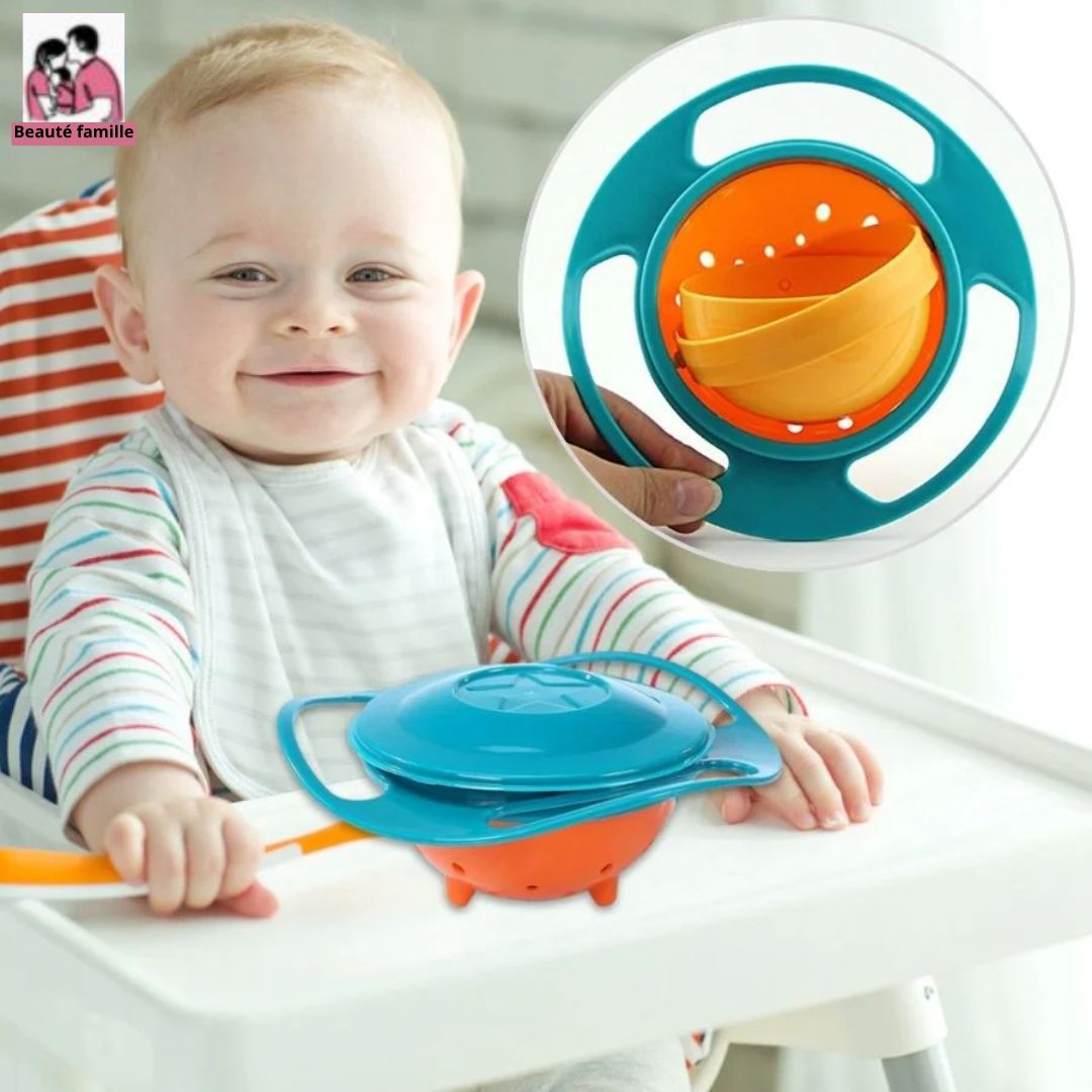 SuperBol™ | Bol 360° | Anti-renversant pour bébé