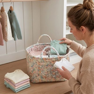 Panier rangement bébé