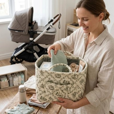 Panier rangement bébé